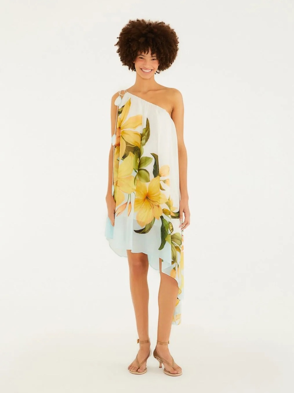 NWT Farm Rio Samanta Floral Print Midi Dress